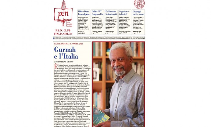 Il Premio Nobel 2021 per la letteratura a Abdulrazak Gurnah
